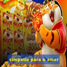 simpatia para o amor